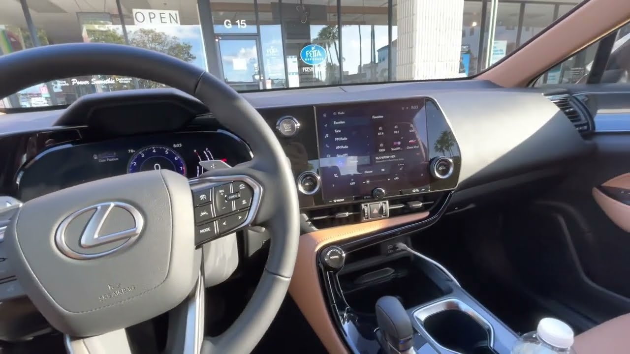 Inside the 2022 Lexus NX-250 (base model) With 10 inch Display - YouTube