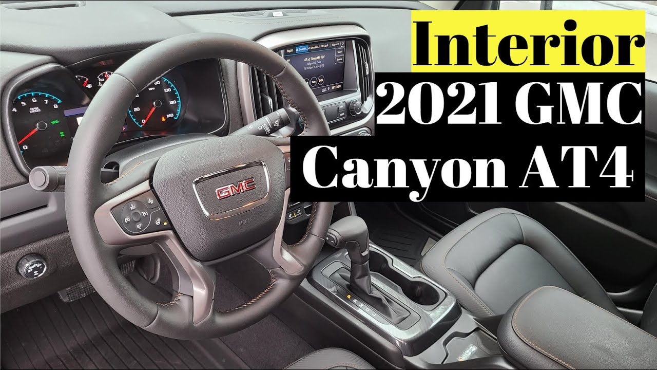 2021 GMC Canyon AT4 Interior - YouTube