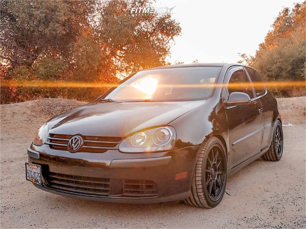 2007 Volkswagen Rabbit 2.5 with 18x8.5 Konig Dekagram and Falken 245x35 on  Coilovers | 1479007 | Fitment Industries