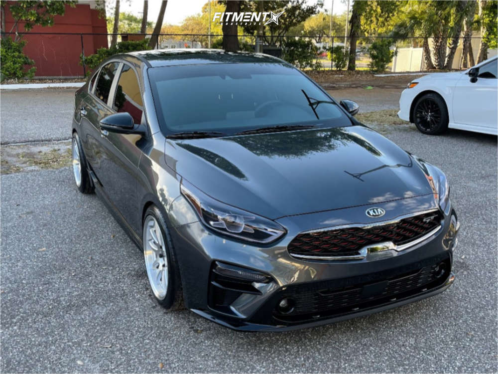 2021 Kia Forte GT with 18x8.5 Aodhan Ds02 and Toyo Tires 225x40 on Lowering  Springs | 1548421 | Fitment Industries