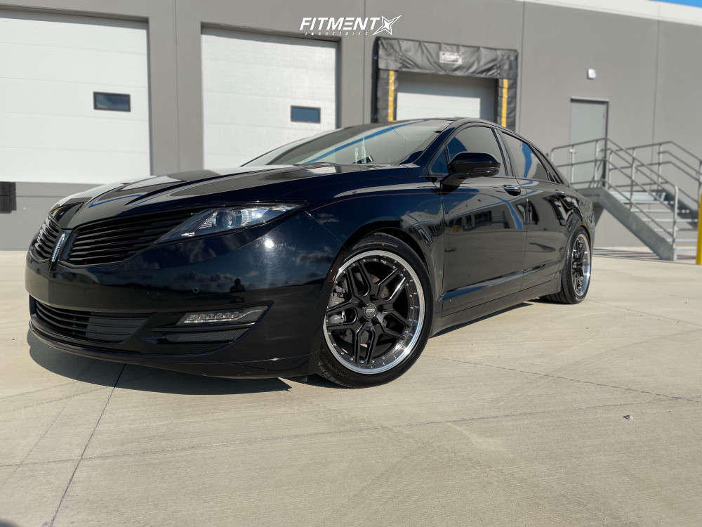 2016 Lincoln MKZ Black Label with 19x8.5 ESR Cs15 and Vercelli 245x40 on  Lowering Springs | 1866807 | Fitment Industries