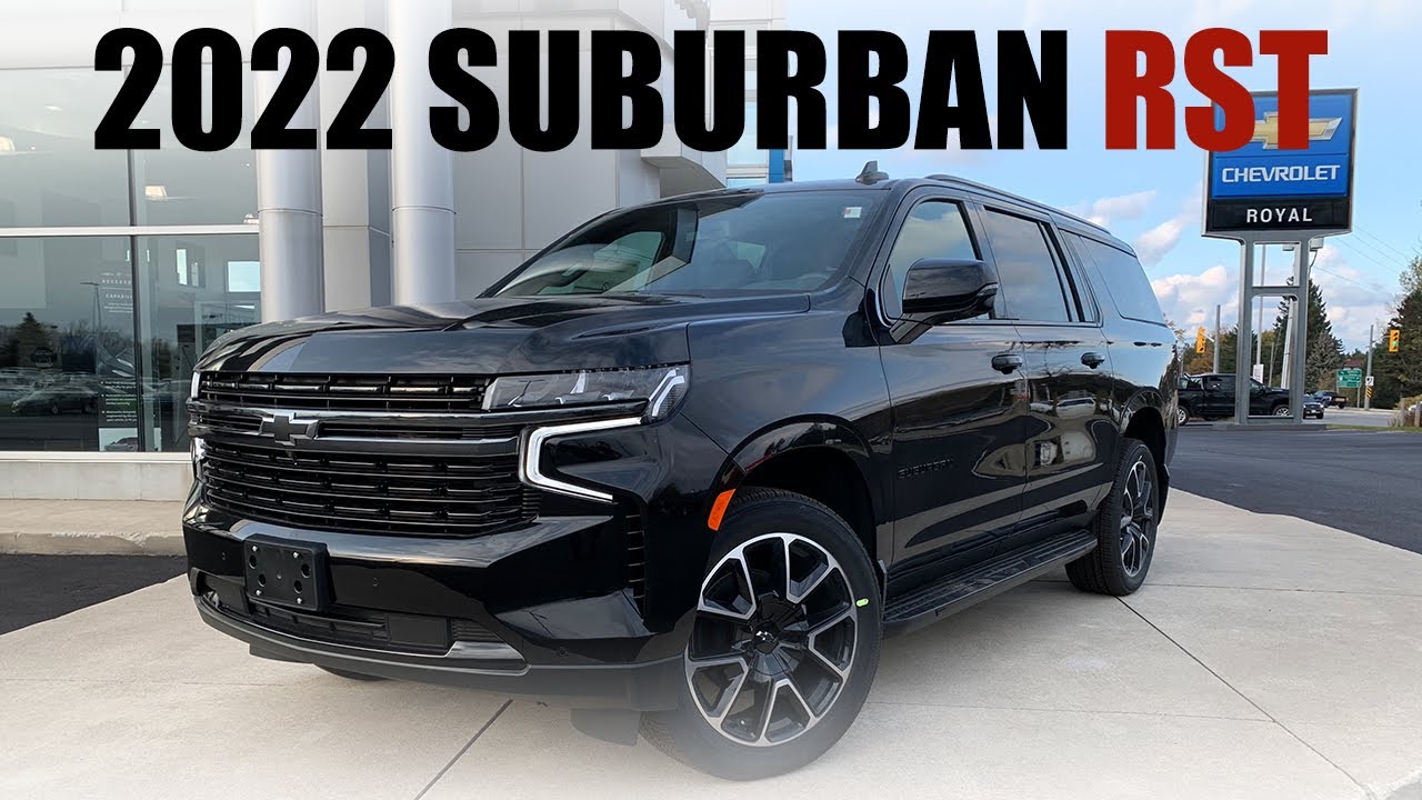 A Look At the All New 2022 Suburban RST! - YouTube