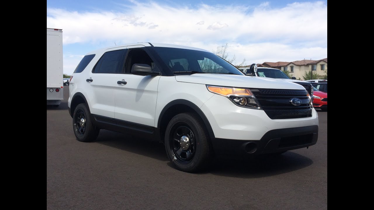 2015 Ford Explorer Utility Police Interceptor Walkaround - YouTube