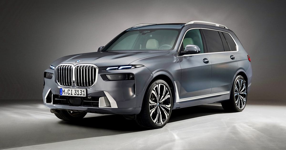2023 BMW X7 revealed with mild-hybrid engine and a new look