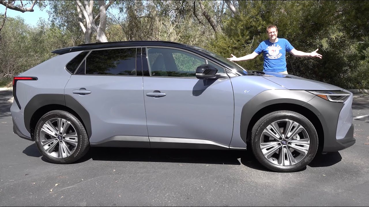 The 2023 Subaru Solterra Is an Electric Crossover for Adventures - YouTube