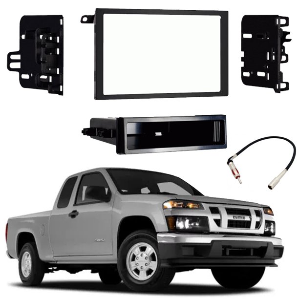 Isuzu I-290 I-370 2007-2008 Double DIN Stereo Harness Radio Install Dash  Kit New - Walmart.com