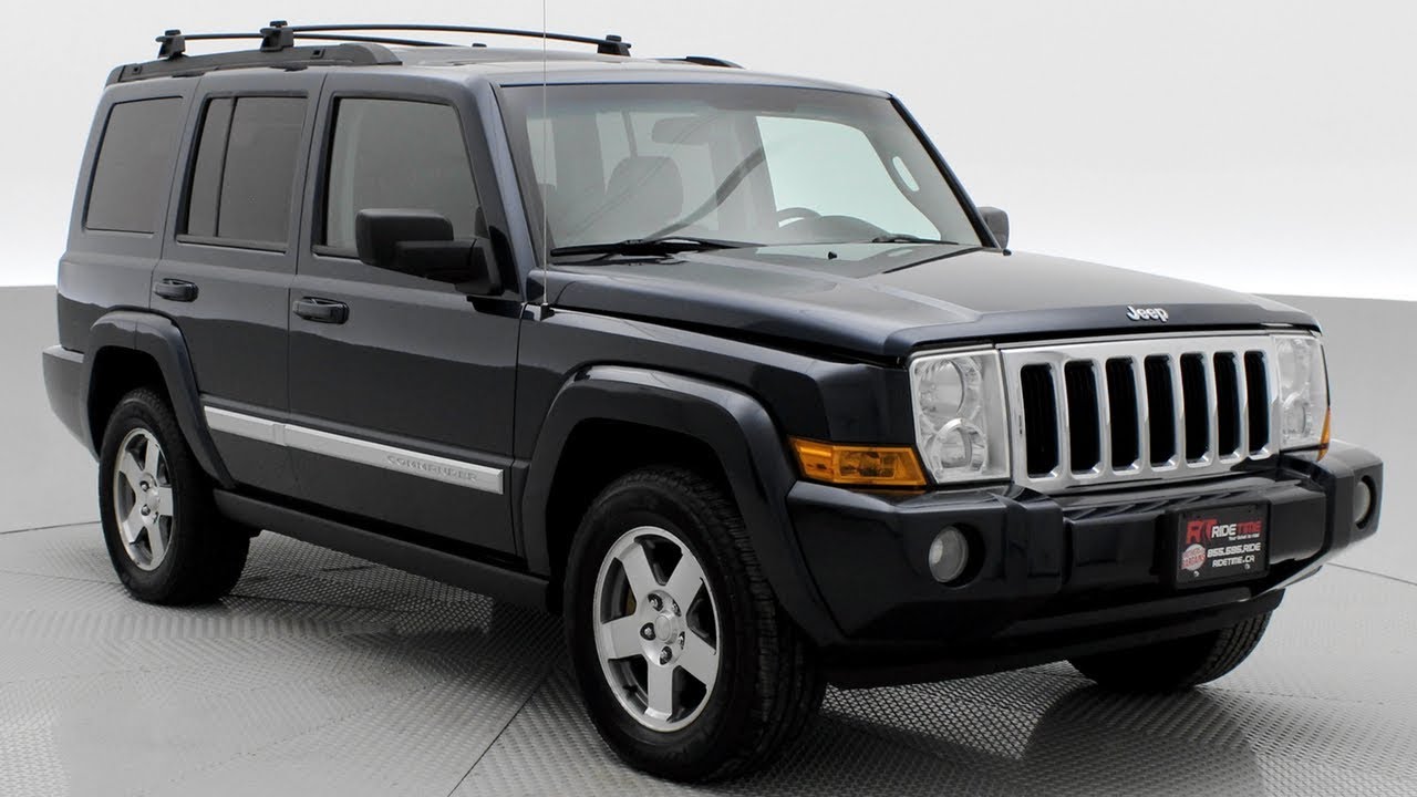 2010 Jeep Commander Sport 4WD | Leather, 7 Passenger, Sunroof | ridetime.ca  - YouTube