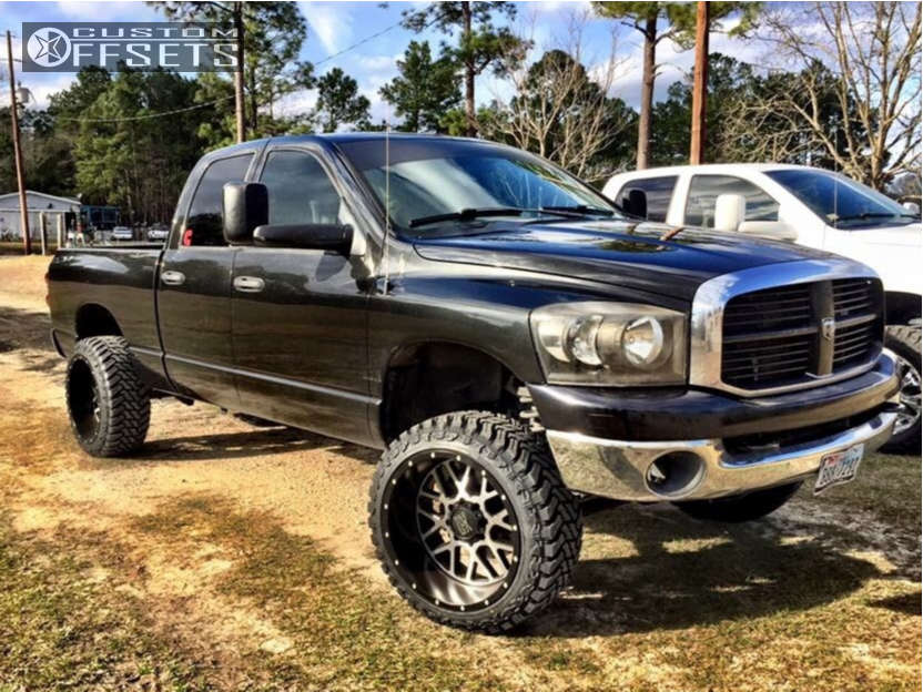 2009 Dodge Ram 2500 with 22x12 -44 XD Xd820 and 33/12.5R22 Atturo Trail  Blade Mt and Leveling Kit | Custom Offsets