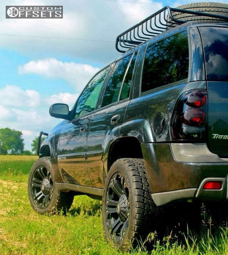 2004 Chevrolet Trailblazer with 20x10 -12 XD Monster and 265/50R20 Nitto  Terra Grappler G2 and Leveling Kit | Custom Offsets