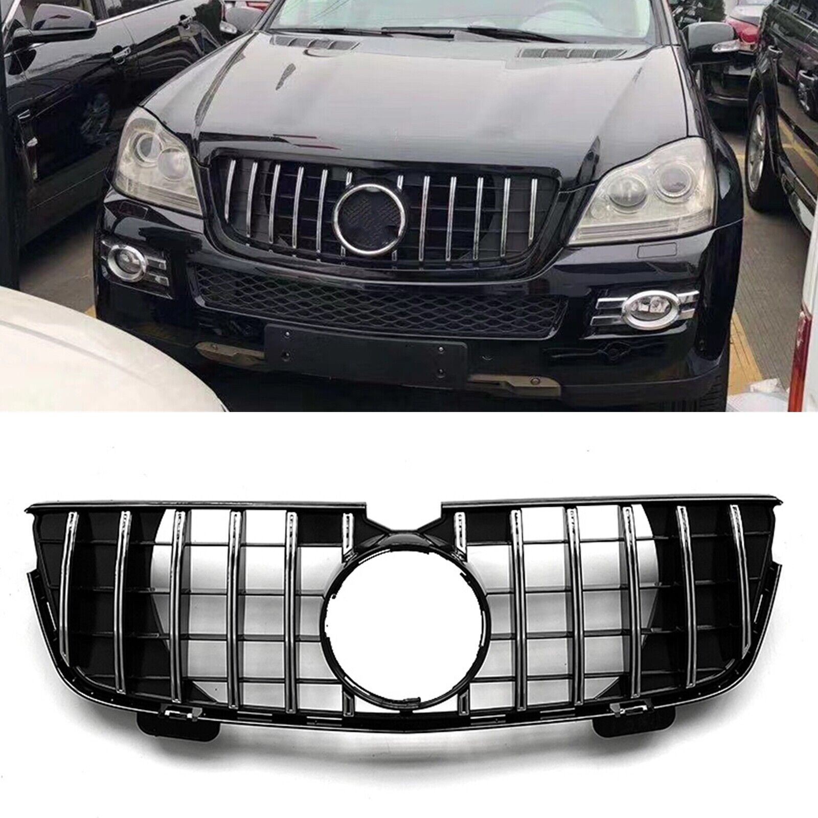 For 2007-2012 Mercedes-Benz GL-Class GL450/10-12 GL350 GT-R Front Grille  Grill | eBay