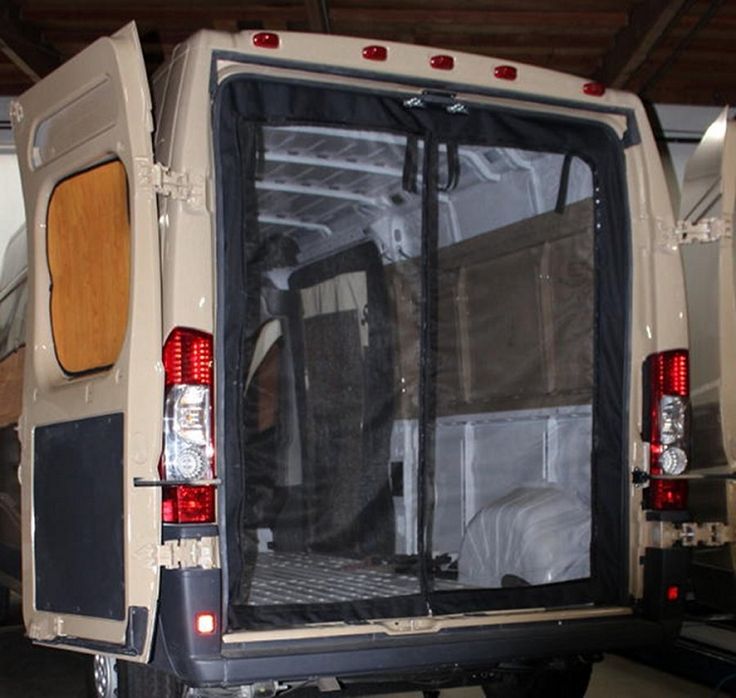 2014 - 2016 Dodge Ram ProMaster Rear Door Screen Kit high & low roof models  New! - no drill version | Van, Slider door, Ram promaster