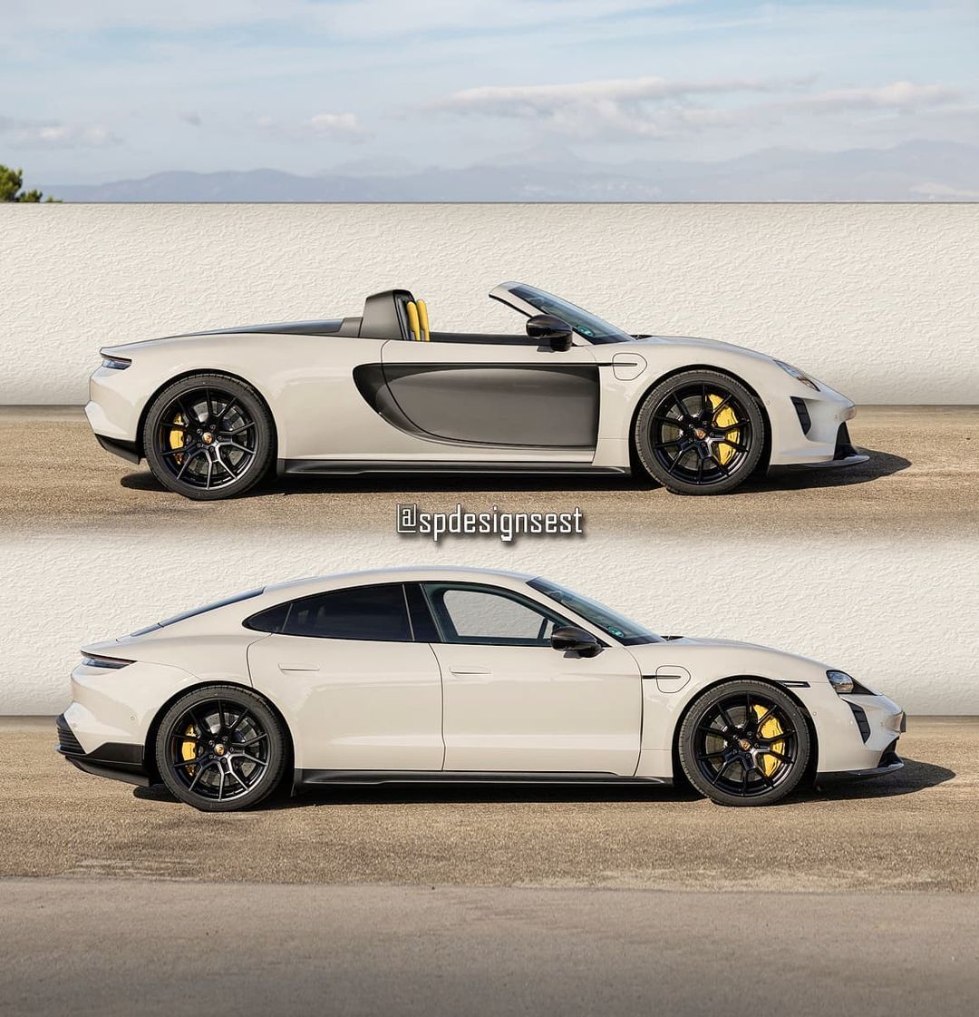 2022 Porsche Taycan GTS Reinvents Carrera GT, Morphs Into Stunning Roadster  EV - autoevolution