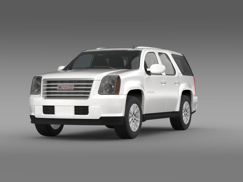 GMC Yukon Hybrid 2008 - 3D Model by Creator 3D