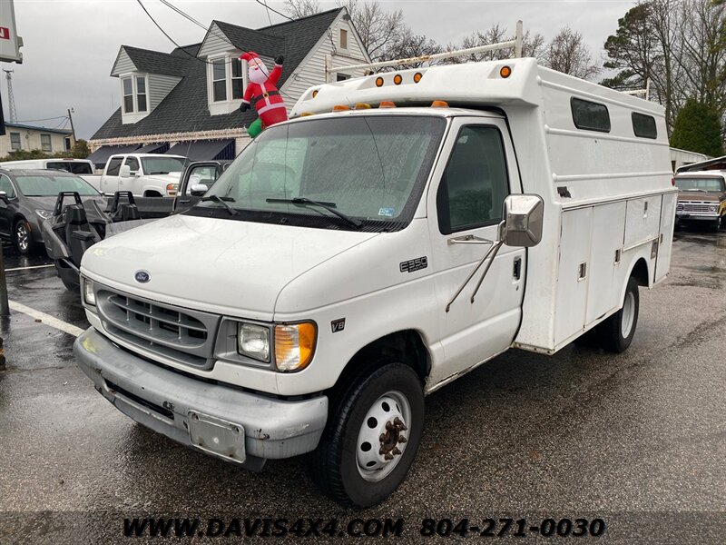 2002 Ford E-Series Van E-350 Econoline Super Duty Diesel Utility Stahl 7.3  Power Stroke Turbo USV Enclosed Body