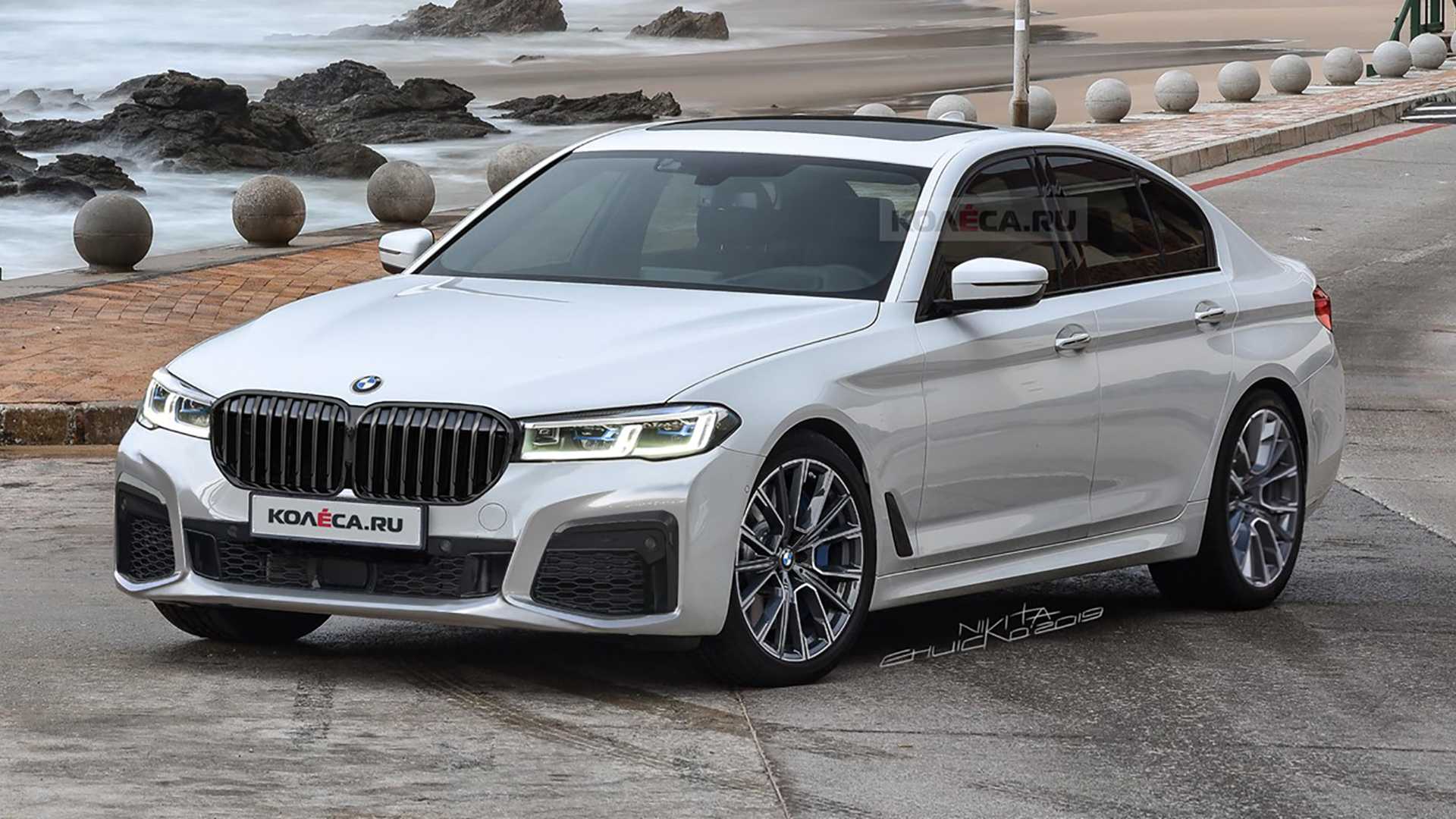 2021 BMW 5 Series LCI Rendered, Comes With Huge Grille - autoevolution