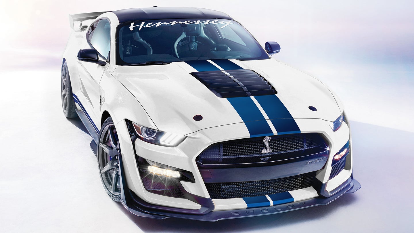 Hennessey Upgrade Bumps 2020 Ford Mustang Shelby GT500 to Colossal 1,200-HP  Mark