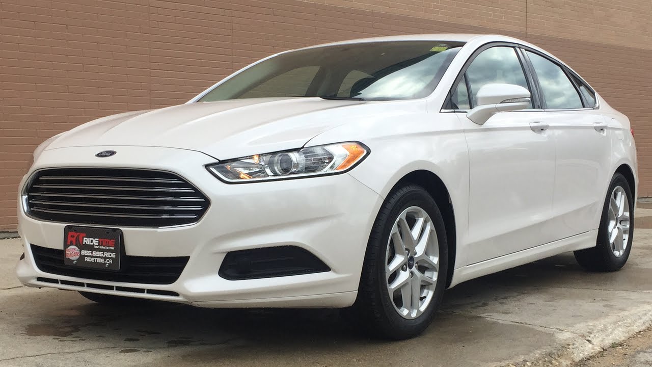 2014 Ford Fusion SE - Navigation, Alloy Wheels, Platinum Tri-Coat White |  AMAZING VALUE - YouTube