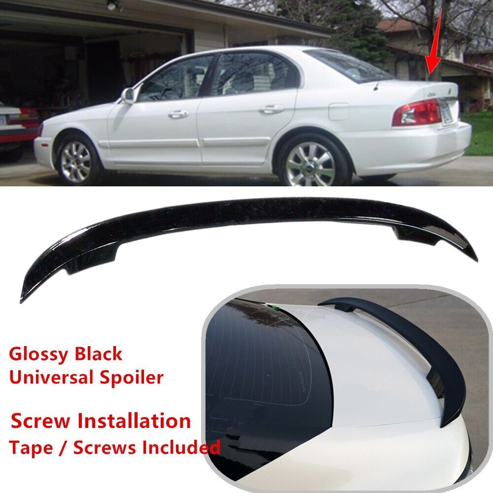 Fit For Kia Optima 2002-2006 Sedan Black Rear Trunk Spoiler Sport Wing  Universal | eBay