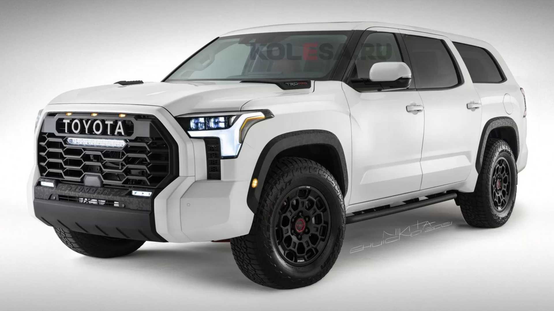 Next-Gen Toyota Sequoia Imagined With Bold Tundra-Based Makeover