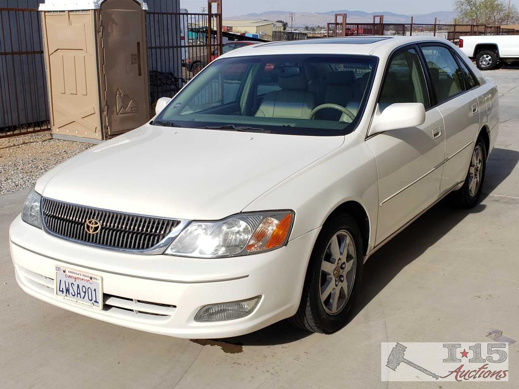2002 Toyota Avalon XLS White, only 45,890 Miles, Current Smog, See Video! |  Cars & Vehicles Cars | Online Auctions | Proxibid