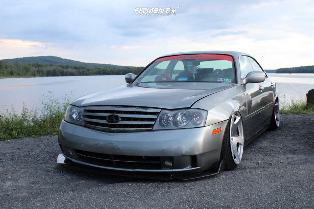 2003 INFINITI M45 Base with 20x10.5 MRR Vp3 and Achilles 225x35 on Air  Suspension | 1280162 | Fitment Industries