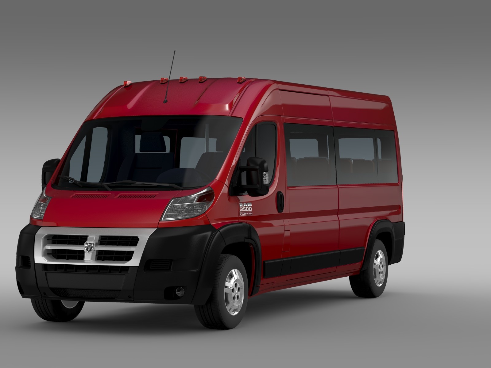 Ram Promaster Window Van 2500 HR 159WB 2015 - 3D Model by Creator 3D