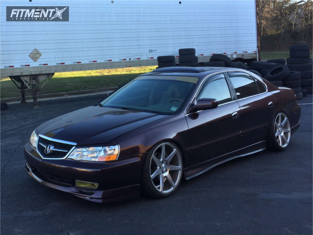 2003 Acura TL Type-S with 19x8.5 Vossen Cv7 and General 225x40 on Coilovers  | 353605 | Fitment Industries