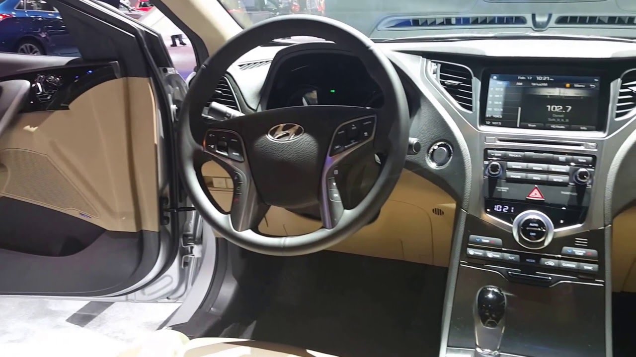2016 Hyundai Azera Limited Interior 2016 Chicago Auto Show - YouTube