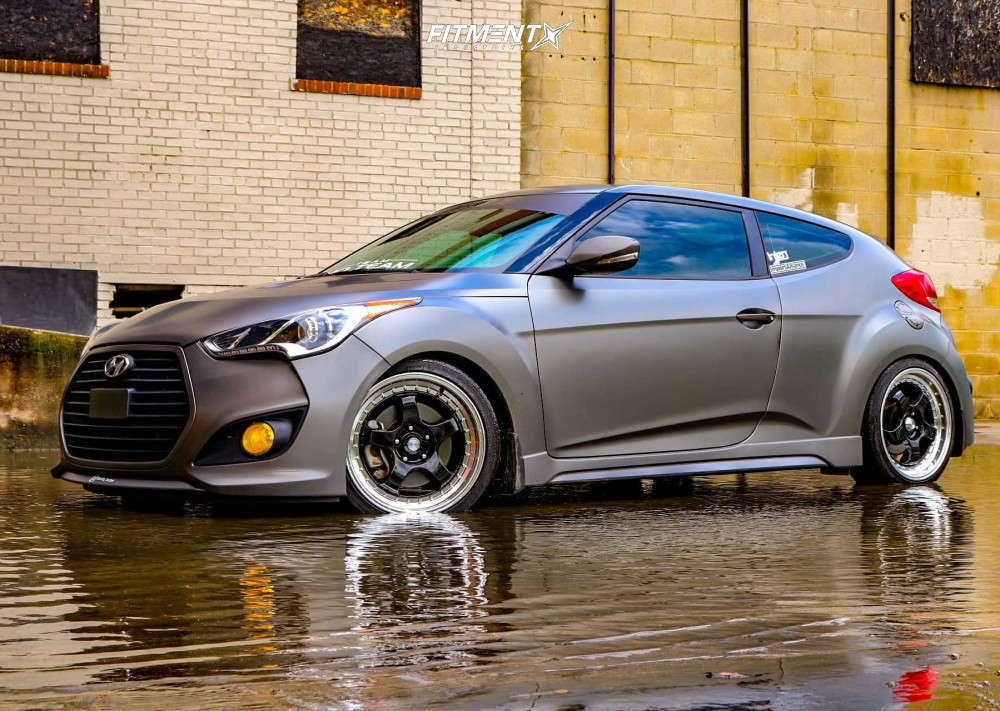 2015 Hyundai Veloster Turbo with 18x8 Konig Ssm and Nexen 215x40 on  Coilovers | 675617 | Fitment Industries