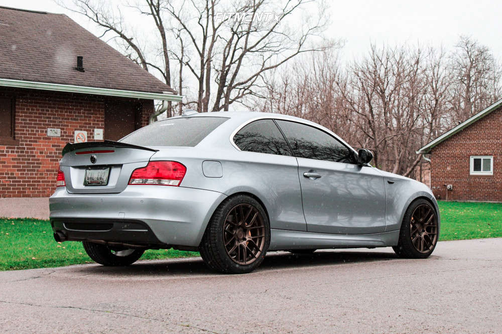 2011 BMW 135i Base with 18x8.5 Aodhan Ah-x and Nankang 225x40 on Stock  Suspension | 1621846 | Fitment Industries