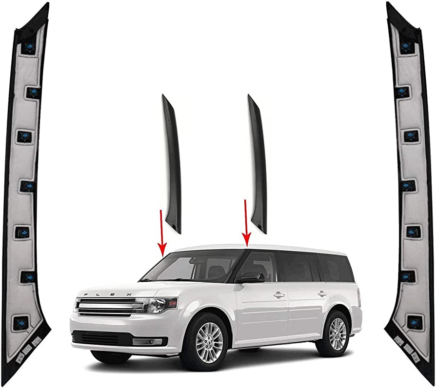 Amazon.com: JAAGS 2015 Compatible with Ford Flex Windshield-Outer (Surface  : Glossy) Pillar Trim Molding Passenger + Driver Side (Left +Right) Both  Sides DW1725 : Automotive