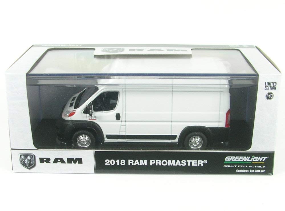 Amazon.com: Greenlight 86152 1: 43 2018 Ram Promaster 2500 Cargo High Roof  - Bright White - New Tooling, Multi : Arts, Crafts & Sewing