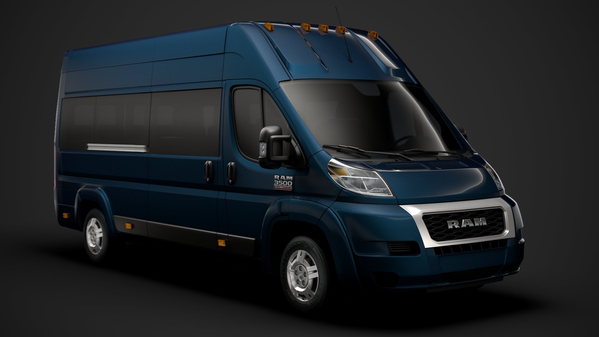 Ram Promaster Window Van 3500 H3 159WB EXT 2020 - 3D Model by Creator 3D