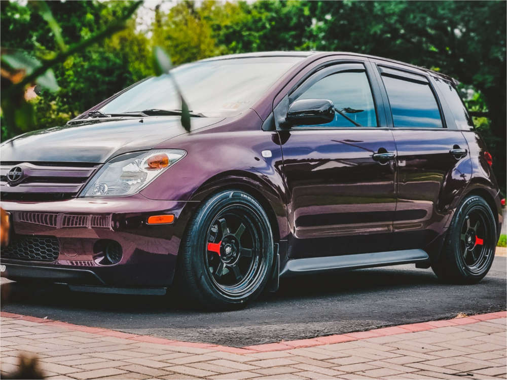 2005 Scion XA with 16x8 20 MST Time Attack and 205/50R16 Ironman Gr906 and  Coilovers | Custom Offsets