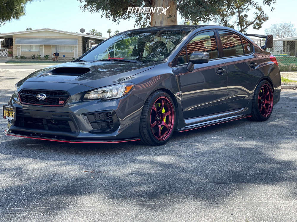 2020 Subaru WRX STI Base with 18x9.5 Gram Lights 57dr and Falken 255x35 on  Coilovers | 1579020 | Fitment Industries
