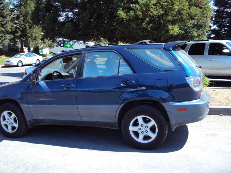 2002 LEXUS RX300 COACH MODEL 3.0L V6 AT AWD COLOR BLUE Z14673- RANCHO LEXUS  RECYCLING