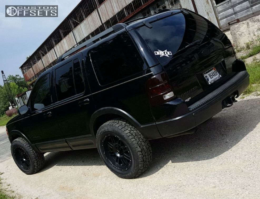 2005 Ford Explorer with 18x9 American Racing AR901 and 275/65R18  Mastercraft Courser Axt and Stock | Custom Offsets