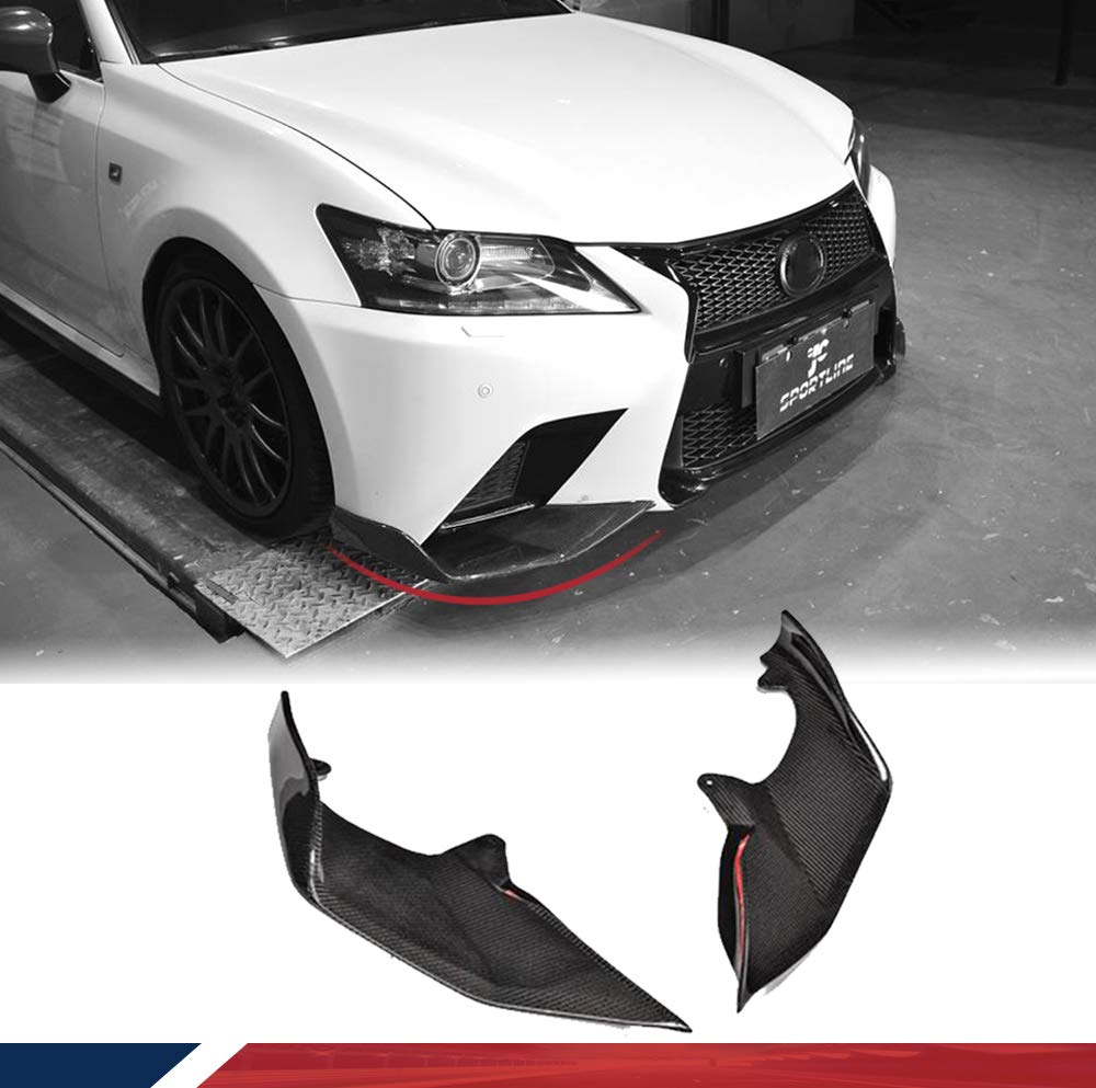 Amazon.com: JC SPORTLINECarbon Fiber Front Splitter fits for Lexus GS F  Sport Sedan 4 Door 2013-2015- Front Bumper Splitter Lip Aprons GS350 :  Automotive