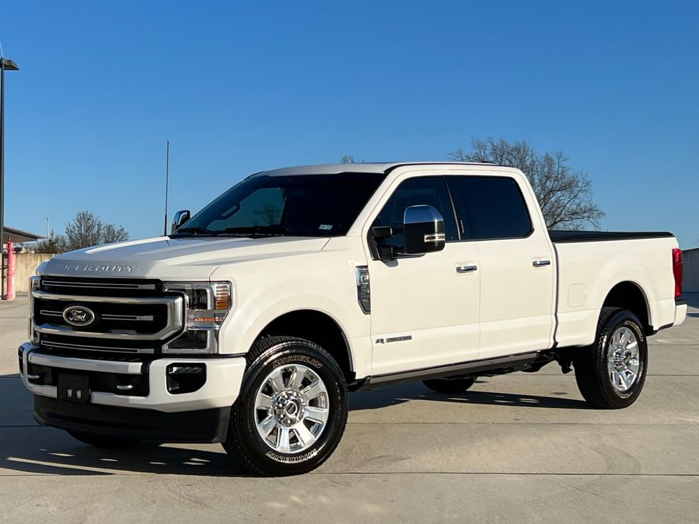 2022 Ford F350 Srw Diesel 4X4 PLATINUM LIKE NEW LOW MILES BIG SCREEN WOW |  Westville New Jersey | King of Cars and Trucks