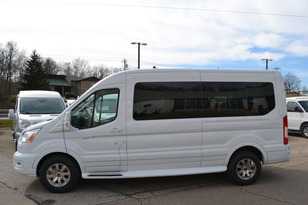 2021 Ford Transit 250 MR 9 Passenger - Explorer Limited SE - Mike Castrucci  Conversion Van Land