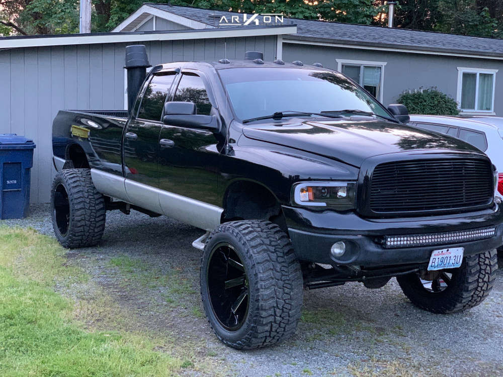 2004 Dodge Ram 3500 Wheel Offset Hella Stance >5" Suspension Lift 6" |  1120771 | ARKON OFF-ROAD