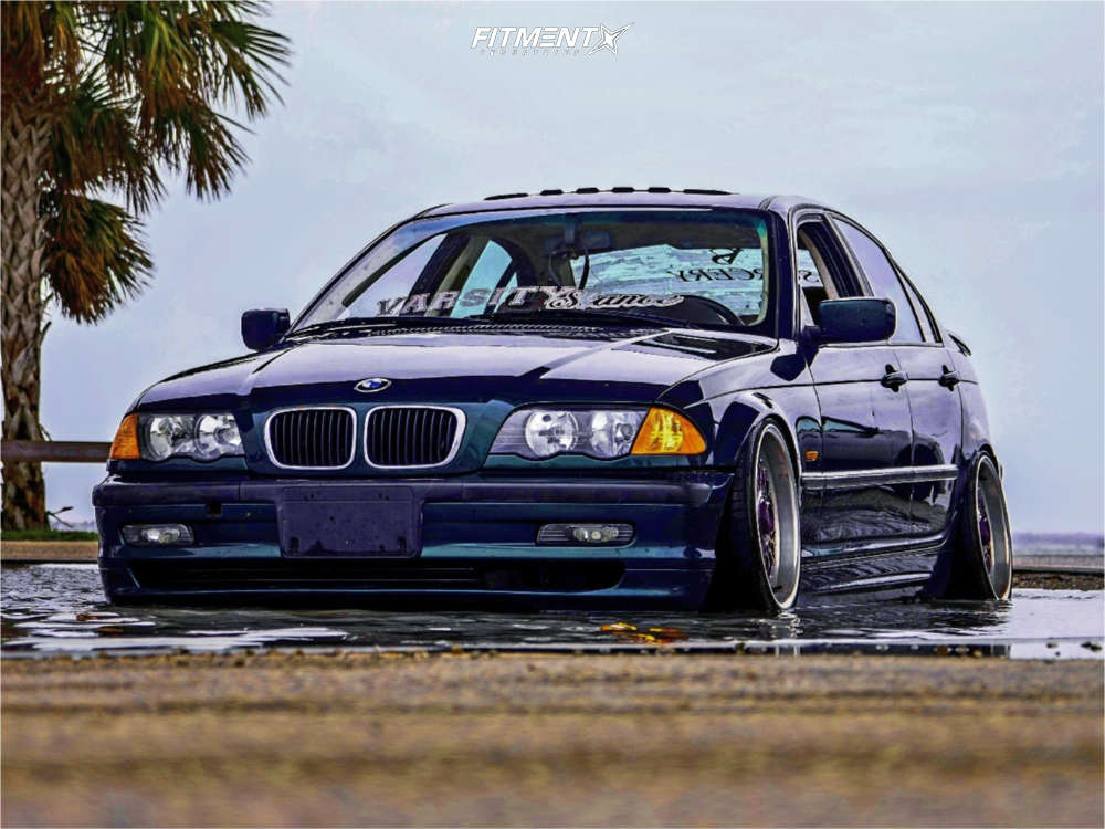 2001 BMW 325i Base with 17x10 BBS Rc090 and Achilles 195x45 on Coilovers |  532195 | Fitment Industries