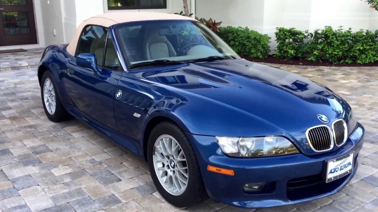 SOLD- 2000 BMW Z3 2.8 Roadster SOLD- - YouTube