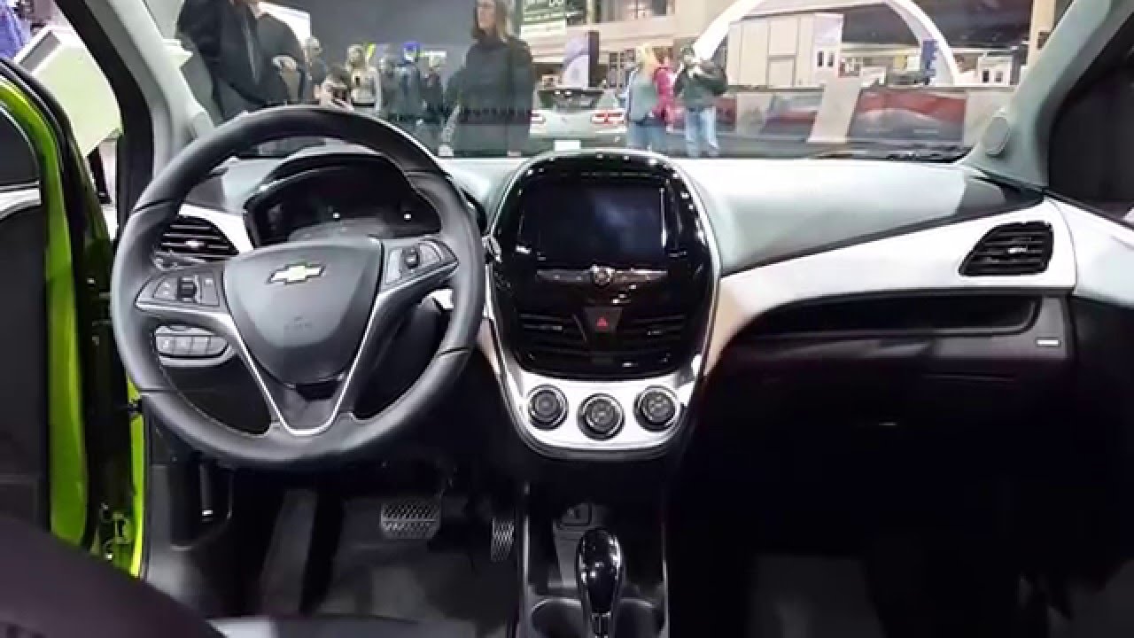 2016 Chevrolet Spark LT Interior Walkaround 2016 Chicago Auto Show - YouTube