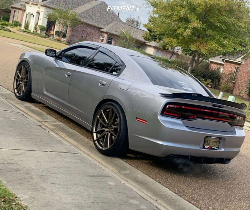 2013 Dodge Charger R/T with 22x9 Niche Dfs and Nitto 265x30 on Lowering  Springs | 832596 | Fitment Industries