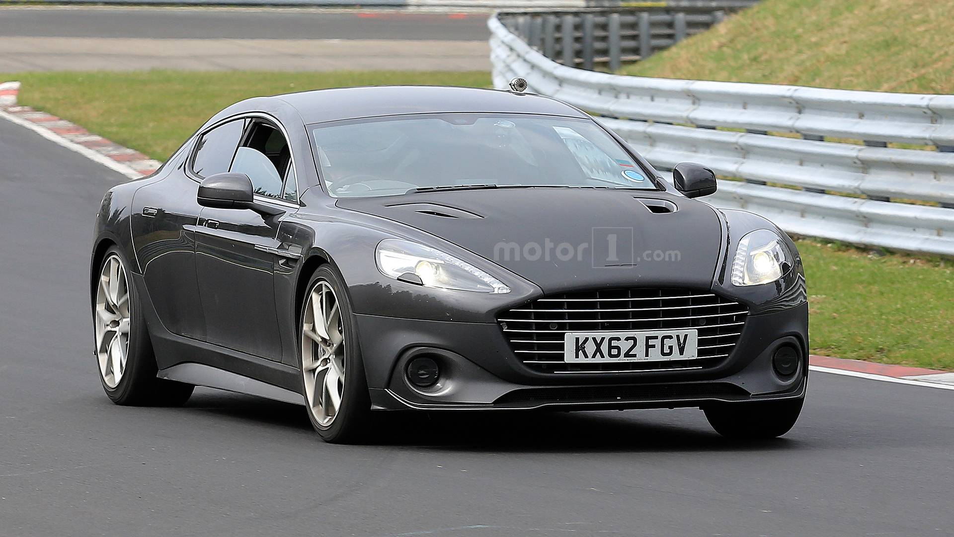 See The 2019 Aston Martin Rapide AMR Being Pushed Hard On Track
