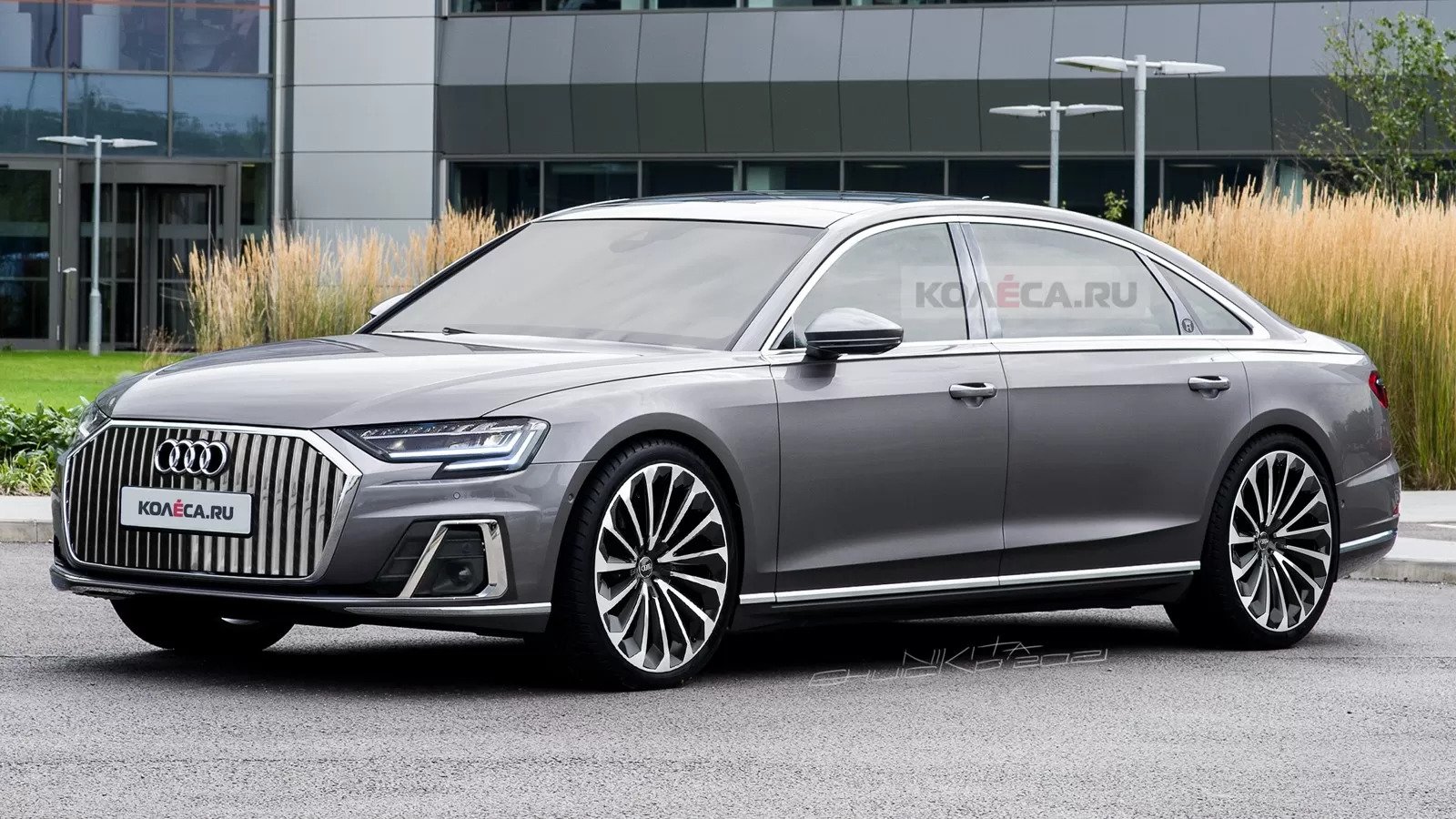Long-Rumored Audi A8 L Horch Comes To Life In Detailed Renderings |  Carscoops