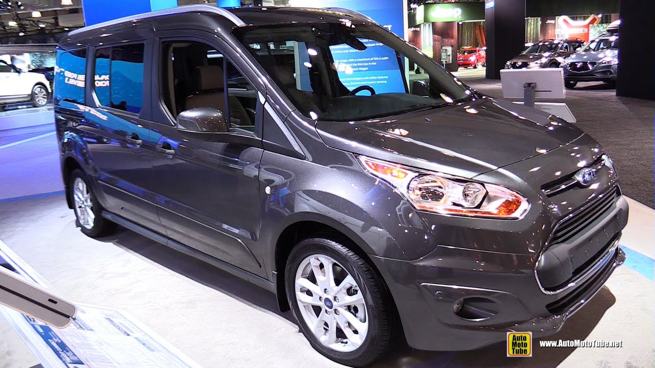 2015 Ford Transit Connect Titanum LWB - Exterior and Interior Walkaround -  2015 New York Auto Show - YouTube