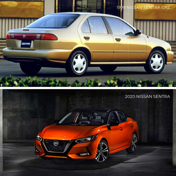 TBT: 1999 Nissan Sentra GXE vs. 2020 Nissan Sentra | Nissan sentra, Nissan,  Bmw car