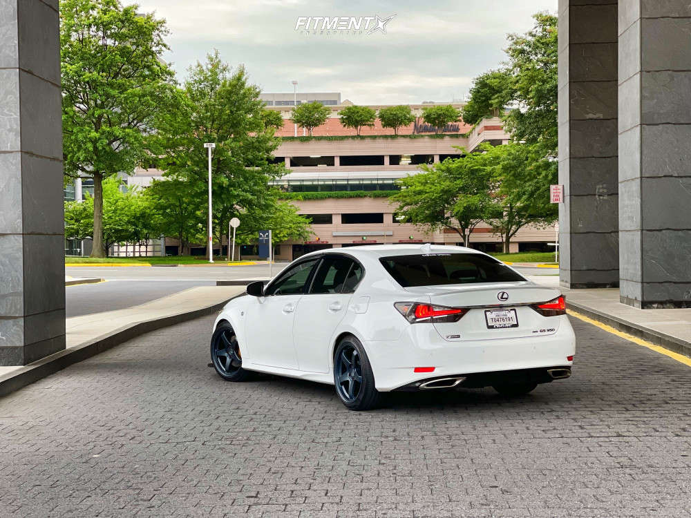 2018 Lexus GS350 F Sport with 19x9.5 Motegi Mr151 and Kumho 245x40 on  Lowering Springs | 1758026 | Fitment Industries